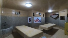 حمام ترکی مجموعه آبی سرپوشیده 